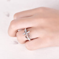 Cross Infinity Ring