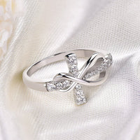 Cross Infinity Ring