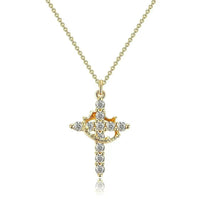 Versaura™ Cross and Crown Necklace