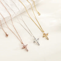 Versaura™ Cross and Crown Necklace