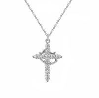 Versaura™ Cross and Crown Necklace