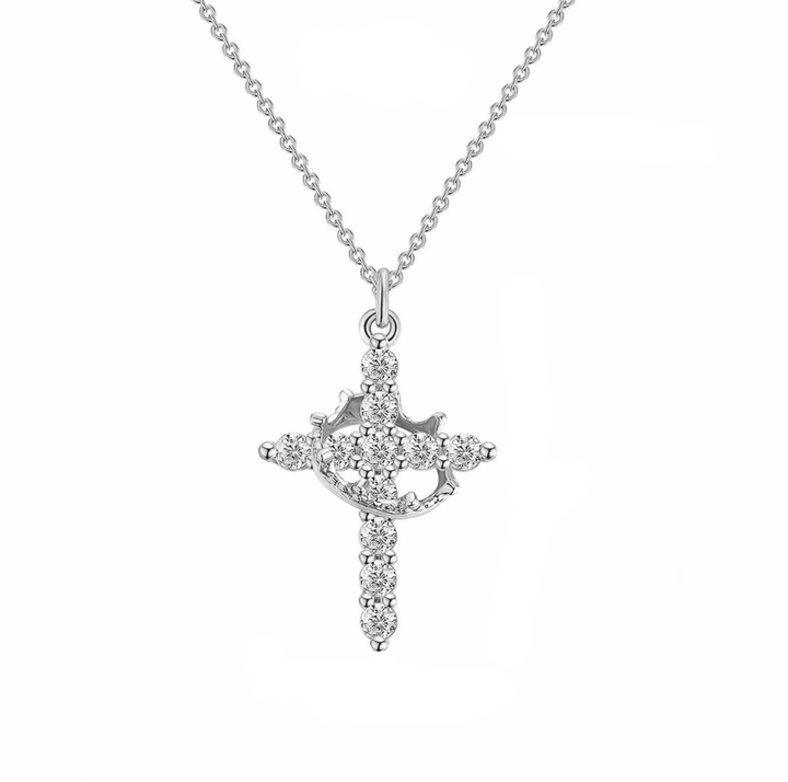 Versaura™ Cross and Crown Necklace